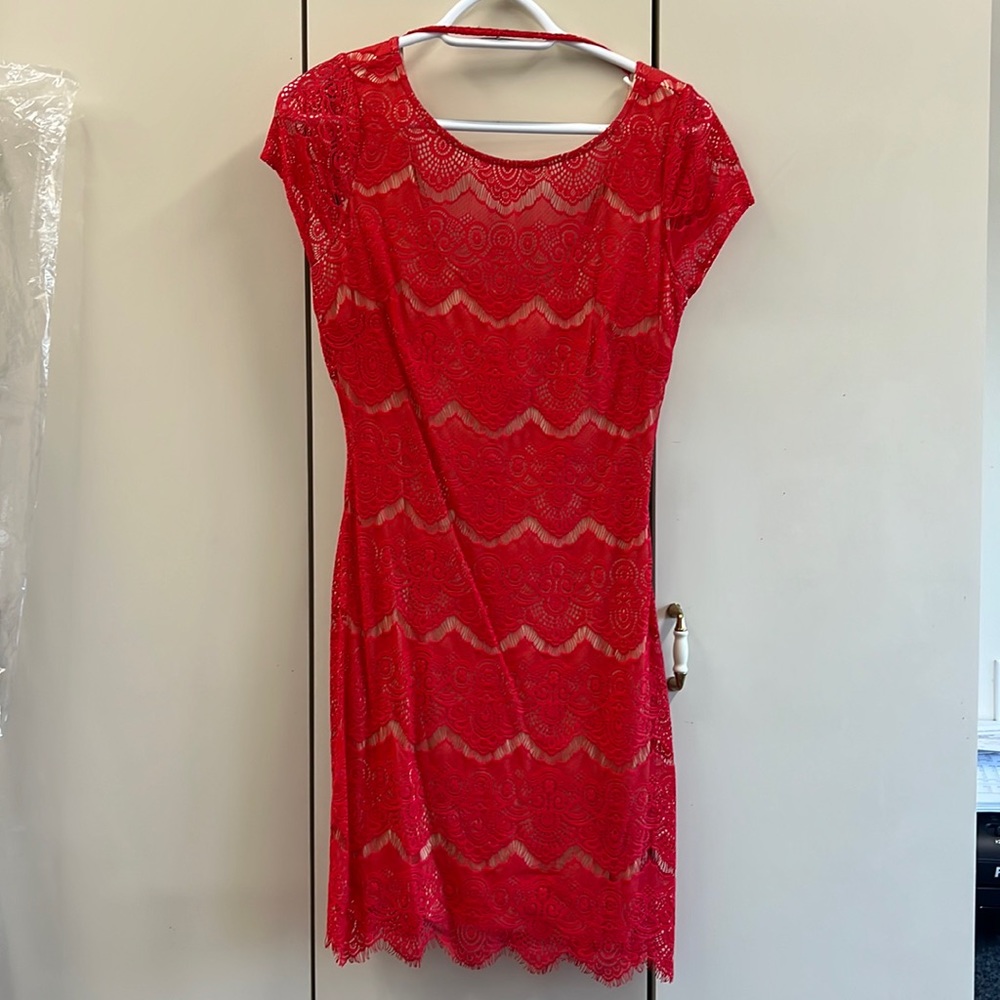 BEBE dress -2 layer dress